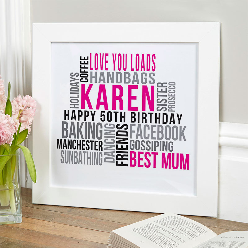 what to get my mum for her 50th