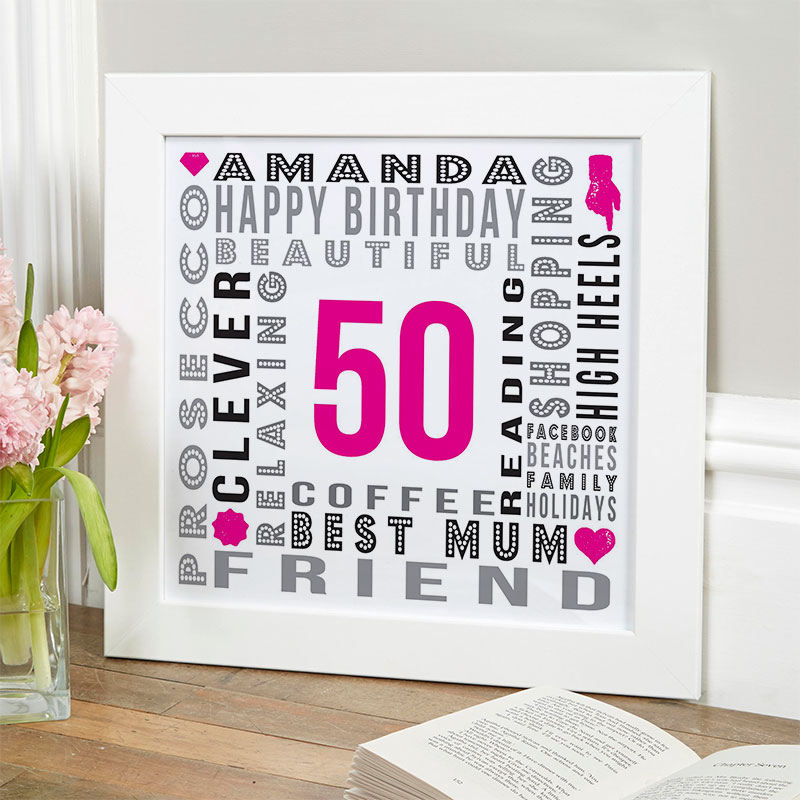 50th Birthday Gifts for Women,Happy Birthday Gifts Ideas,Unique