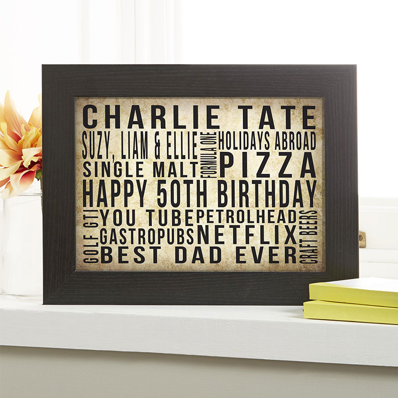 Personalized 50th Birthday Presents For Her