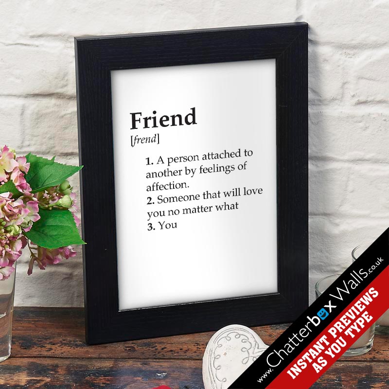 Custom Dictionary Definition Wall Art Picture | An To Create Gift