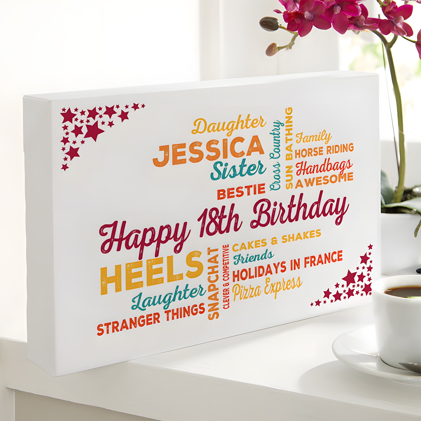 Details about   Sister Word Art Gifts Christmas Present Birthday Keepsake For Her Personalised 