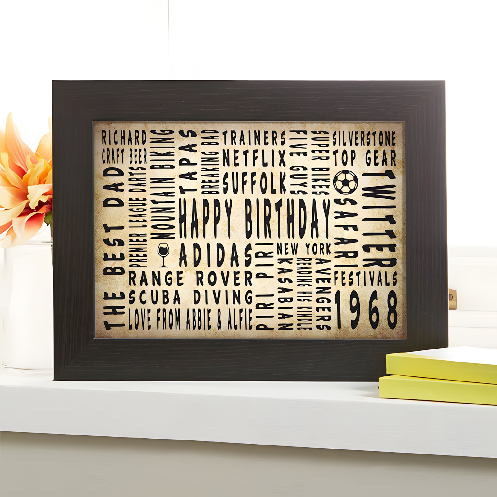 50th Birthday Personalized Gifts for Her