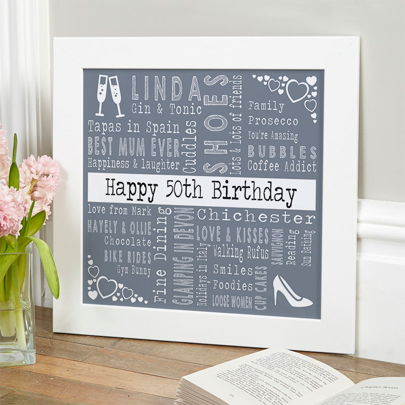 Personalized 50th Unique Birthday Gifts