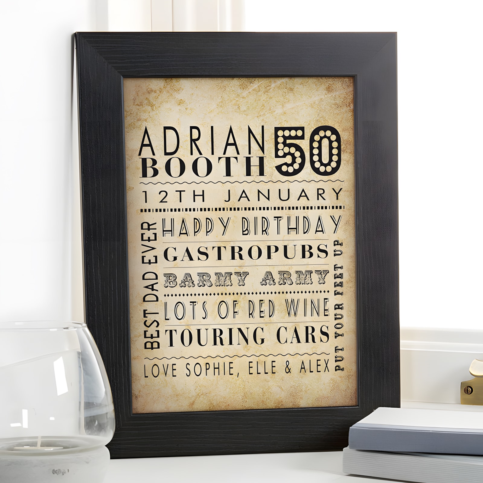 Amazon.com: LEJIAJINW 50th Birthday Gift Ideas for Women Men, 50th Fiftieth  50 Years Old Birthday Decorations Wine Bag, Happy 50th Birthday, Pairs Well  with Turning 50 Fifty : Home & Kitchen