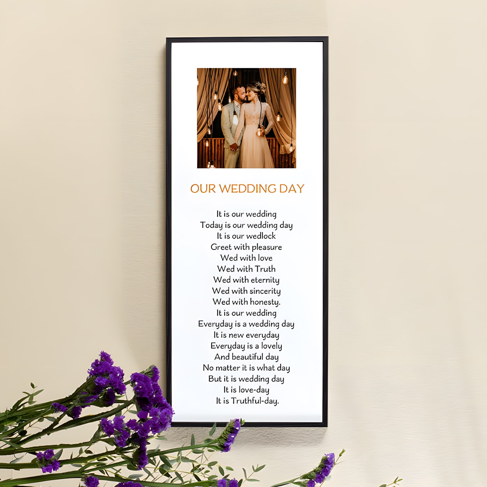 Our Marriage Prayer - Personalized Newly Married Photo Canvas - Wedding  Gifts For Newly Wedded Couple - Unique Personalized Gifts & Home Decor