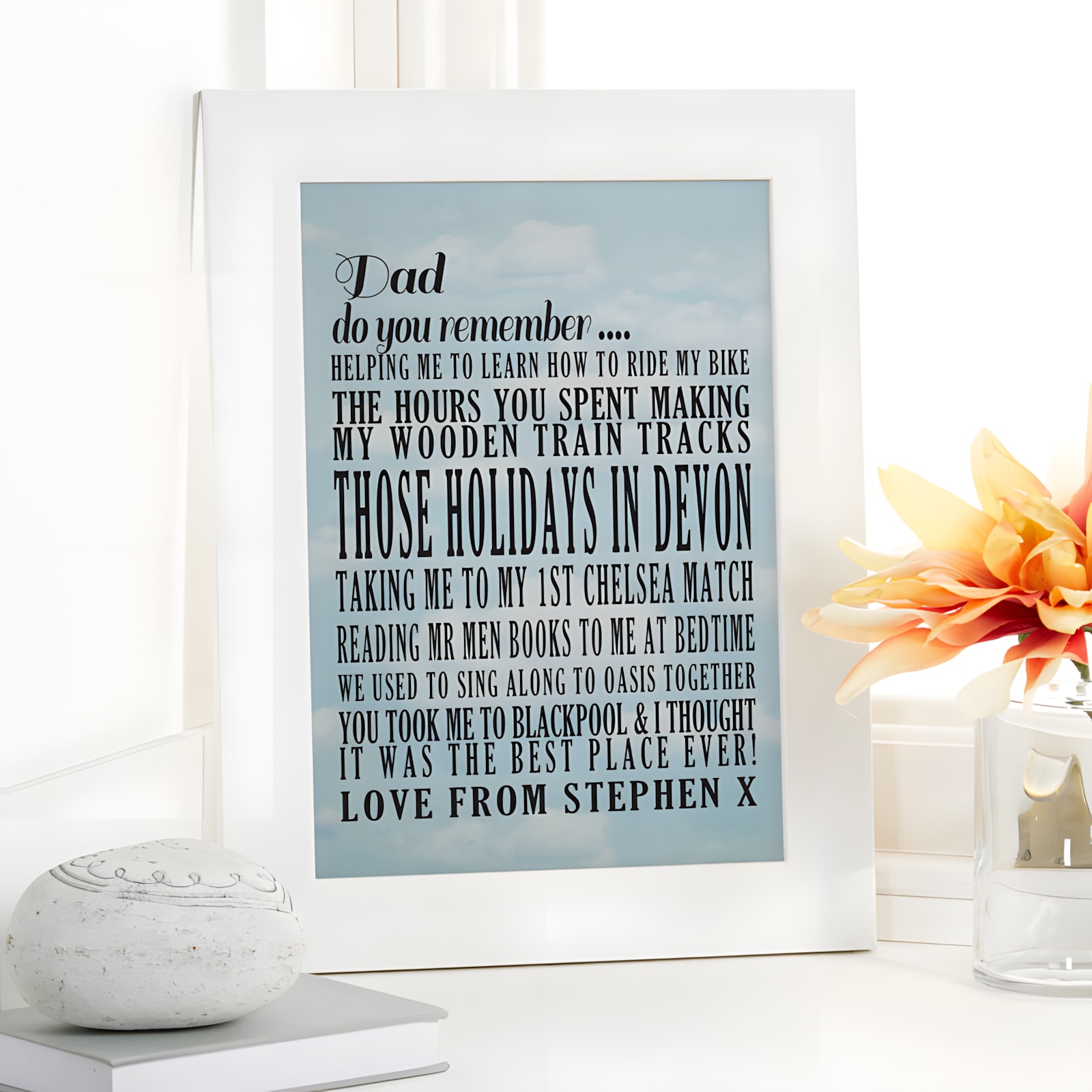 personalized father s day word art print chatterbox walls