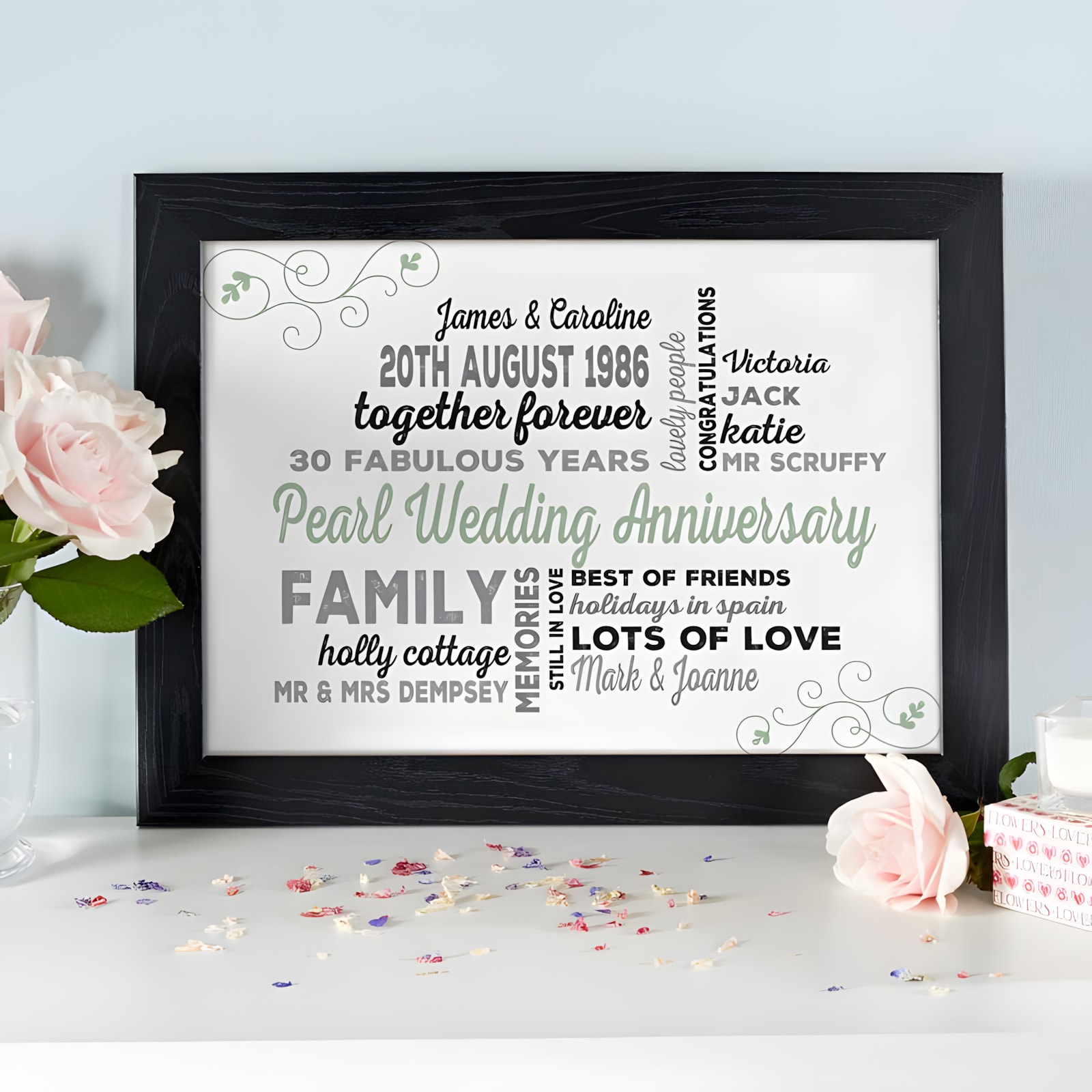 Customized Gifts Wedding Anniversary Gifts