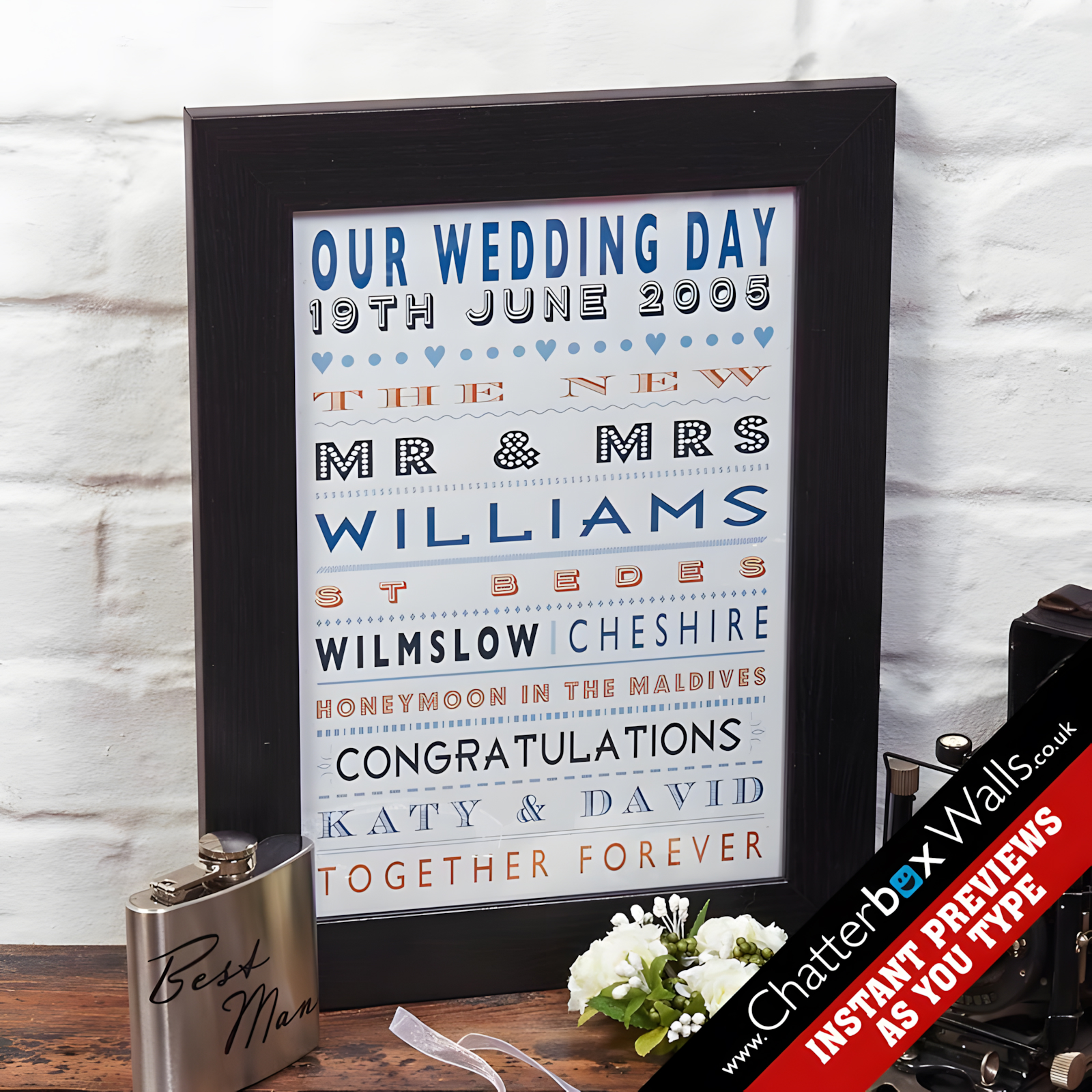 Fillable Letters - Personalised - Valentine's Day - Anniversary - Wedding  Gifts