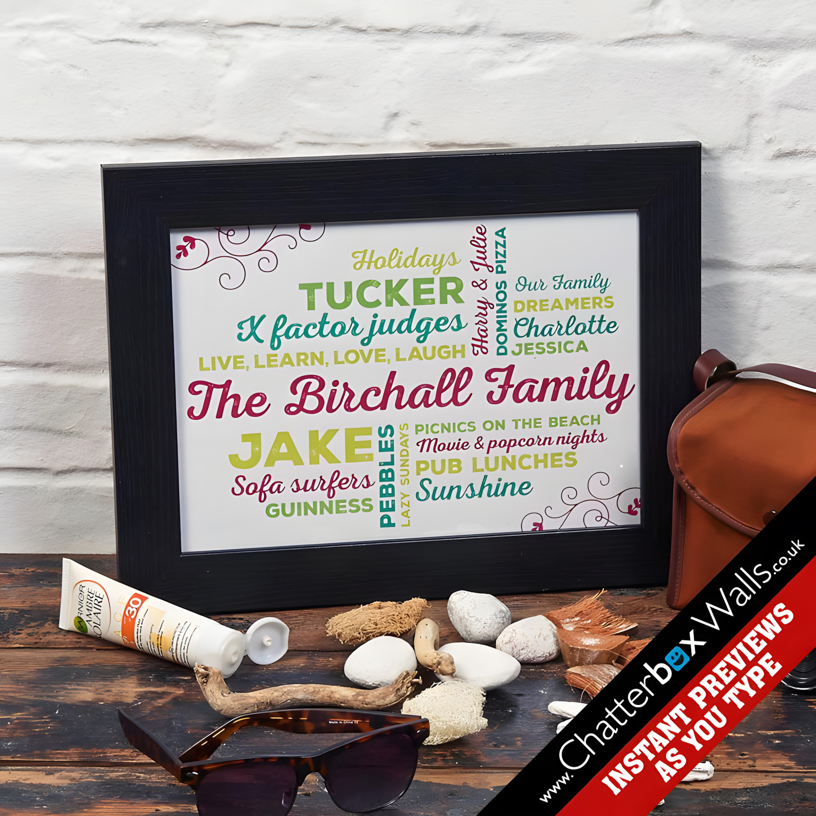 personalized word art