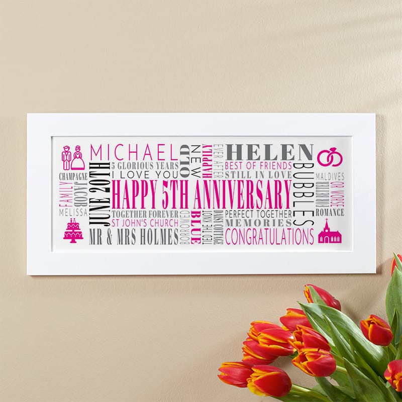 anniversary present for husband wife personalized picture