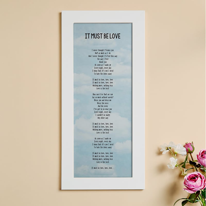 A3 Bee Print Dictionary Wall Art Picture Anniversary Gift Idea Love Quote Framed 